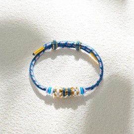 Viwind Tibetan Lucky Bracelet for Women Lucky Charm Bracelet Braided Tibet Style Adjustable Wrist Bracelet Red Bracelet Rope Bracelets, Polyester fibre