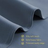 NICETOWN Kitchen Curtains Blackout Curtains & Drapes, Stone Blue, 34"