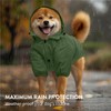 Navaris Hooded Dog Rain Jacket - Dog Raincoat Waterproof -