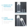 FRCOLOR 2pcs Empty Airless Pump Bottle Refillable Plastic Vacuum Pump