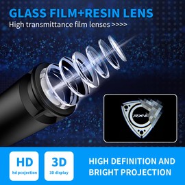 2 Pcs RX8 Welcome Light Car Door Projection LED Door Shadow Light Puddle Lights Compatible for RX8 Accessories