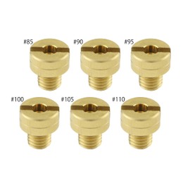 POSH 722309-10 Motorcycle Goods Main Jet Set 6 Oversize Main Jet Set Mikuni TM/TMR/MJN24/TDMR/VM22 (8X9)