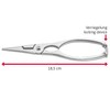 Westmark Cammarus 66132280 Lobster Pliers Polished Stainless Steel Length 18.8