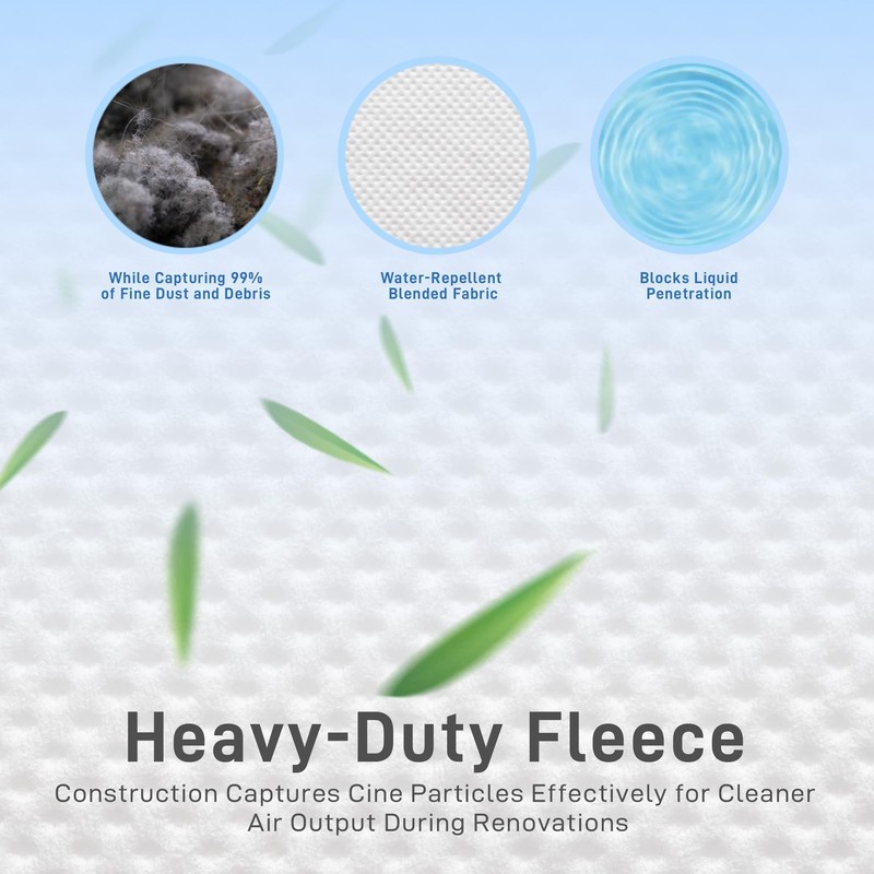 Hxszk 6-Pack Wet/Dry Fleece Dust Bags - Compatible with FLEX