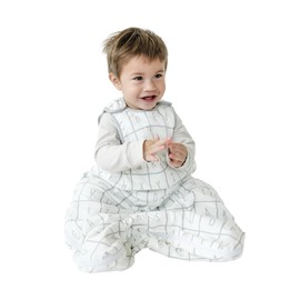 Tealbee Dreambag: Rayon Made from Bamboo, Organic Cotton Baby Sleep Sack Universal Fit 6-24 Months - 1.2 TOG All Season Baby Wearable Blanket - 2-Way Zipper - Alphabet