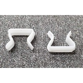 Just Accessories® Plastic U Clips For Divan Bed Bases and Ottoman Bed Bases to join - Plastic U Clips (4 x Plastic U Clips)