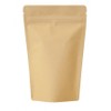 RIGHTPAK Kraft Paper Bag with Resealable Zipper - Stand Up
