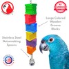 Bonka Bird Toys 3474 Huge Chewy Nicks 24" Tall Wood