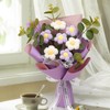 Fenteer Crochet Flower Bouquet Already Made Hand Woven Bouquet Mother