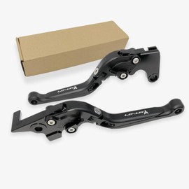 Generic Replacement for Yamaha MT-07 FZ-07 MT 07 FZ07 MT07 FZ 07 2014-2023 Motorcycle CNC Adjustable Folding Extendable Brake Clutch Levers Handle (Black `Black)