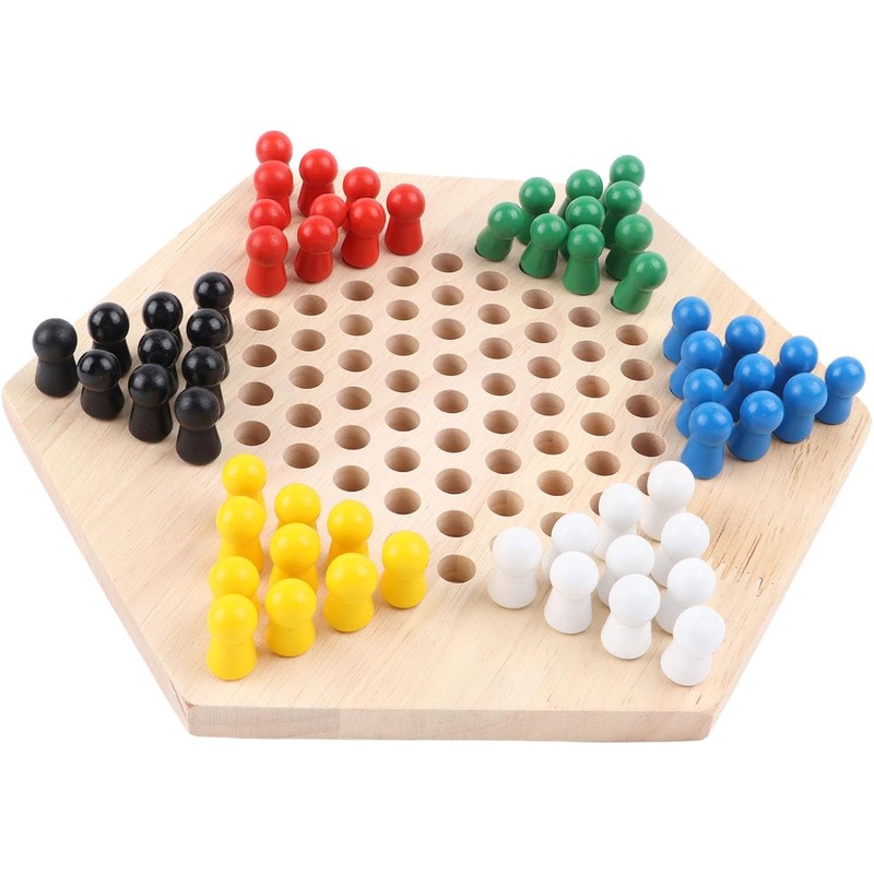 Juego de Damas, Tablero Hexagonal de para ni os (Exclusivo