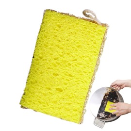 Luffa Dish Sponges,Multipurpose Dish Sponges - Friendly Sponges for Dishes, Multipurpose Cleaning Sponge, Reusable Kitchen Sponges Scrubbers for Household