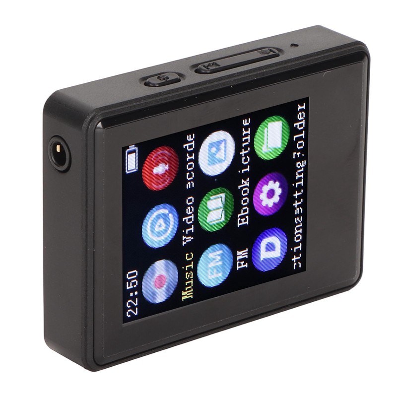 MP3 Player Bluetooth 5.0 1.77 Inch Screen HiFi Recording Electric