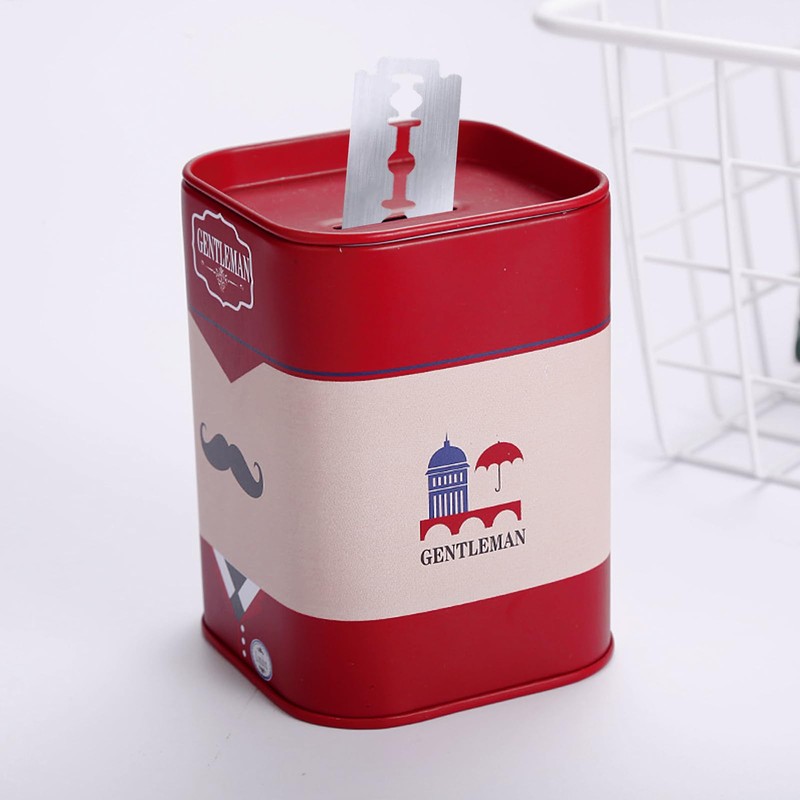 Razor Blade Disposal Case, Safety Razor Bank Container for Used