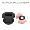 sourcing map 10Pcs Snap Rubber Grommet Plug Mount Dia 11mm