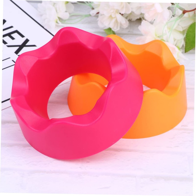 Kisangel 2pcs Plastic Tee Ball Display Holder for AFL Football