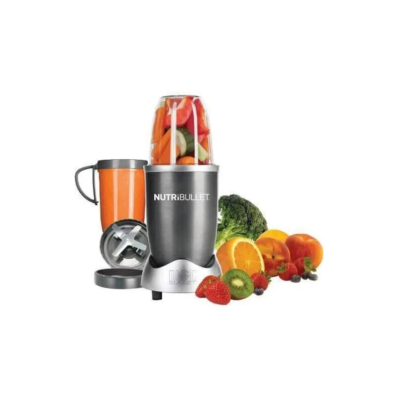 NutriBullet New NutriBullet 8-Piece High-Speed Countertop Bullet Blender/Mixer System, Gray