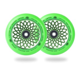 Root Unisex - Adult Lotus Stunt Scooter Wheels, Radiant Green, 110 mm