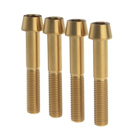 Titanium M10x60mm Pitch 1.25mm Motorcycle Bolt for Ducati Front Brake Caliper Gold