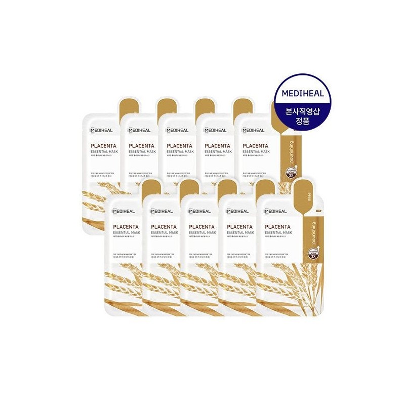 Mediheal Placenta Essential Mask 10 sheets 1004461 / 메디힐 플라센타