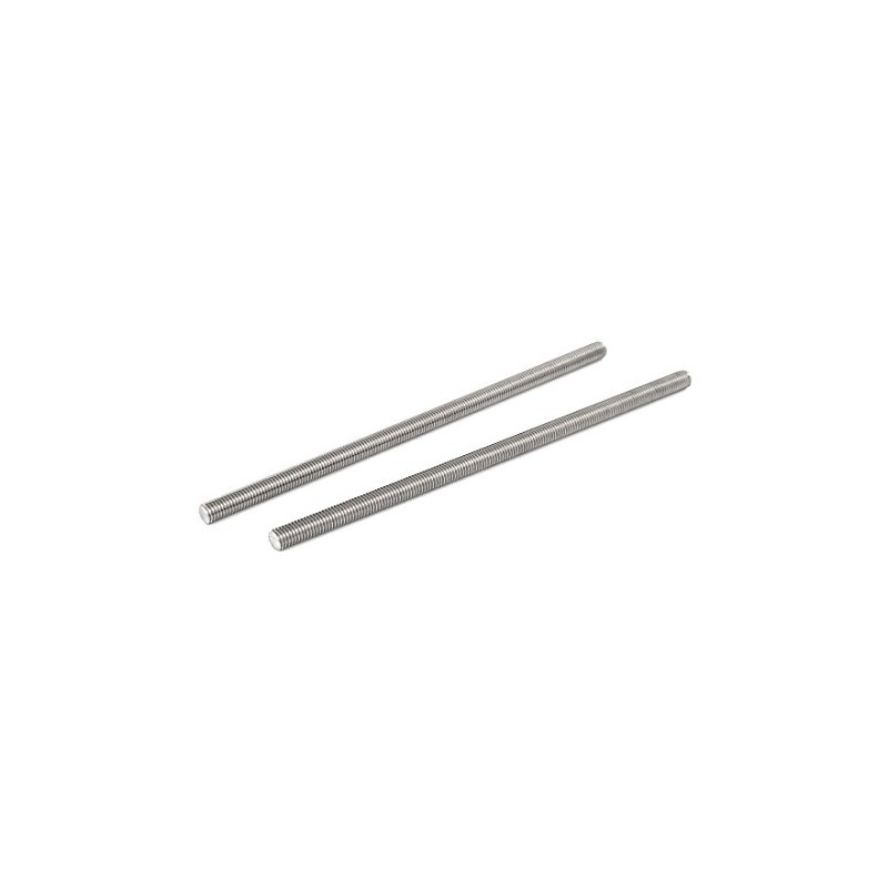 sourcing map 304 Stainless Steel Full Threaded Rod Attachment M8