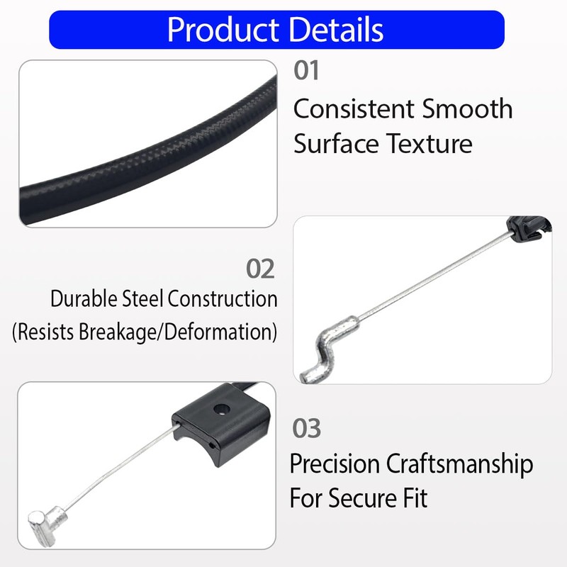 ZanFyxil 7102235YP Bail Cable Replacement for Snapper Walk-Behind Mower |