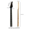 Electric Guitar Neck 22 Fret 10mm Tuner Hole Standard Professional