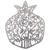 Pomegranates Tree Stainless Steel Trivet - Made in Israel -