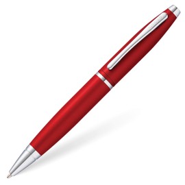 A. T. Cross Calais Matt Metallic Ballpoint Pen in Self Serve Box - Crimson Red