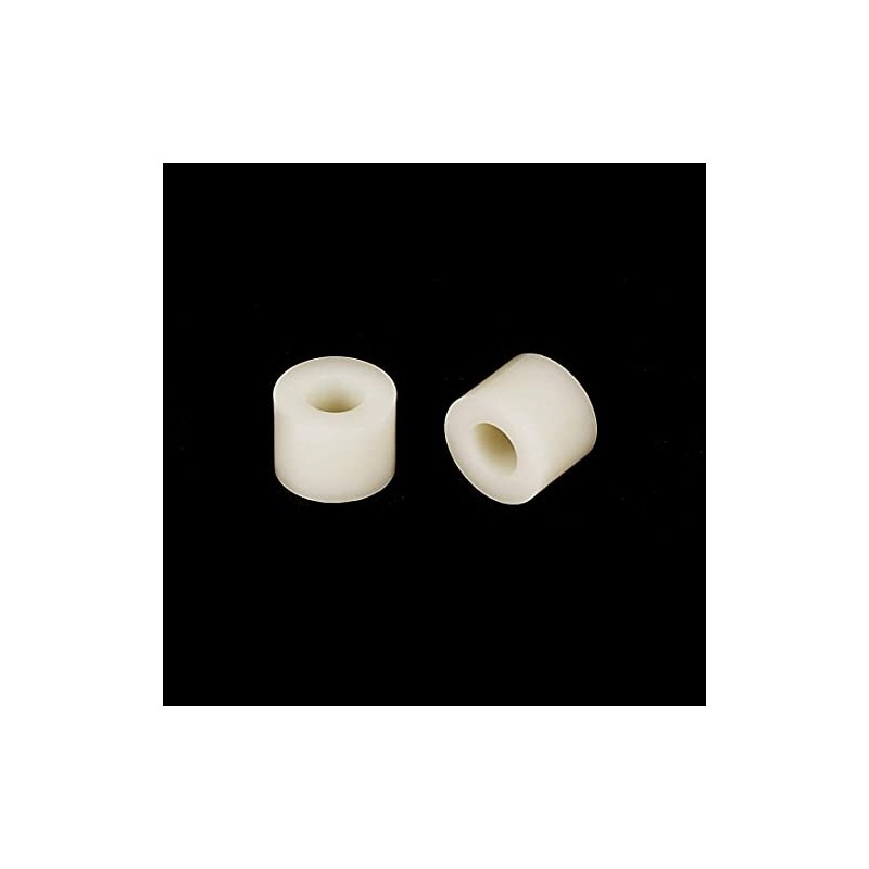 100pcs ABS Round Spacers Washers OD 15mm, ID 5mm, Height