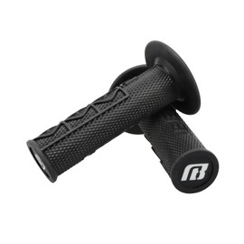 nibbi 7/8“ Throttle Grips 22mm Integrated Throttle Handlebar for Pit Bike Dirt Bike ATV (black)