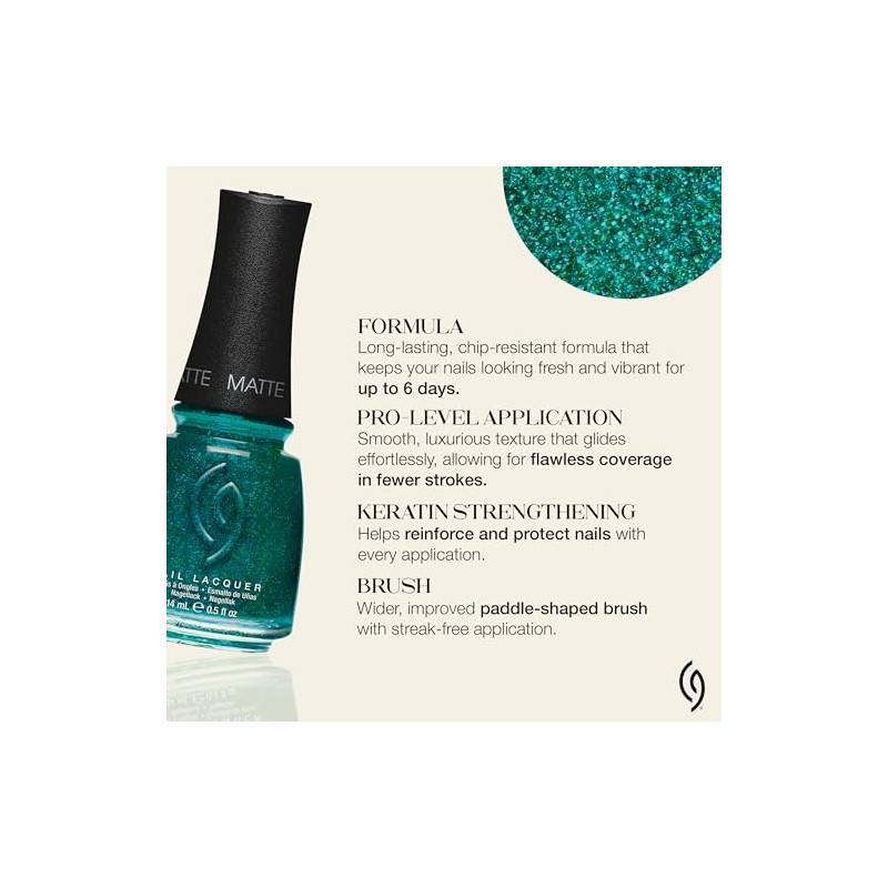 China Glaze Esmalte de Uñas Give Me The Green, Color