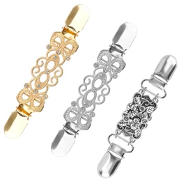 Hebterrka Dress Clips, Back Clamp, Shirt Clips for Women Clothing, Jumper Clips, Waist Clips, Scarf Clips, 3 Types (Gold, Silver, Vintage), multicoloured