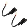 1Pair Front Windshield Washer Nozzle Heated 6E0955986B Durable Anti Crack