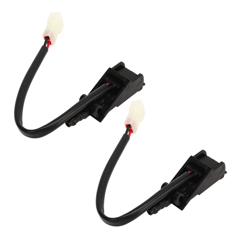 1Pair Front Windshield Washer Nozzle Heated 6E0955986B Durable Anti Crack