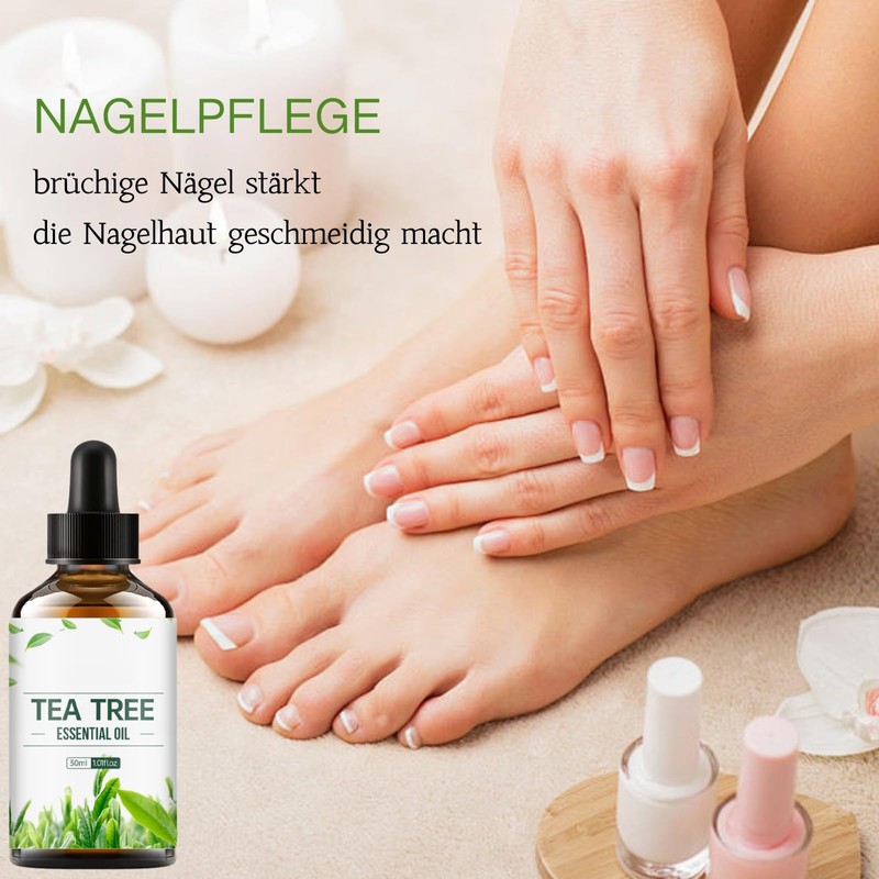MrCuvaryas Tea Tree Oil, Organic Natural Tree Oil for Face,