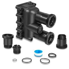 Bzcovac Pool Heater Manifold Assembly Kit for MasterTemp and Sta-Rite Max-E-Therm Heaters, 77707-0205, 77707-0206, 77707-0014, 77707-0015, 77707-0016, Black