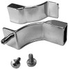 Polished Chrome Sliding Shower Door and Tub Enclosure Towel Bar