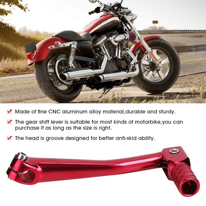 Motorcycle Shift Lever 11-14MM 0.43-0.55 Inch Shift Pedal Universal CNC