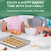 Baking Sheets Set of 2, HKJ Chef Cookie Sheets 2