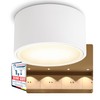 SSC-LUXon CELI-X LED Surface-Mounted Spotlight, Flat, Dimmable, Large Light Area,