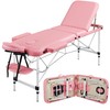 Yaheetech Massage Tables Portable Lash Bed for Eyelash Extensions Aluminium