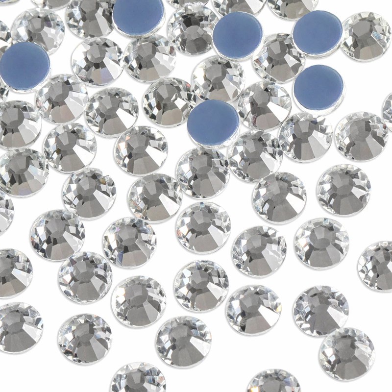 Beadsland Hotfix Rhinestones, 2880pcs Flatback Crystal Rhinestones for Crafts Clothes