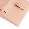 Lash Mannequin Head with 3 Pairs Replaceable Eyelid Silicone Eyelash