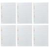 Risedot 6 Pcs Dry Erase Sticky Notes,Reusable To Do List