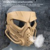 Outdoor Game Masks Full Face Paintball Mask with Clear Eye