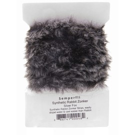 Semperfli Synthetic Rabbit Zonker 'Wabbit' Silver Fox