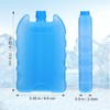 LIOOBO Blue Ice Packs for Coolers: 8PCS Reusable Ice Blocks