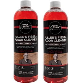 Fuller Brush Fiesta Floor Cleaner Liquid Concentrate - Eco Multi-Surface & Industrial Cleaning For Hardwood, Laminate, Linoleum, Tile & Ceramic Floors, 24 Fl. Oz. Bottle (2)