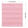 TENDER LIHOME Papel Tapiz Pared Rosa 3d Ladrillo Pegatina Azulejo